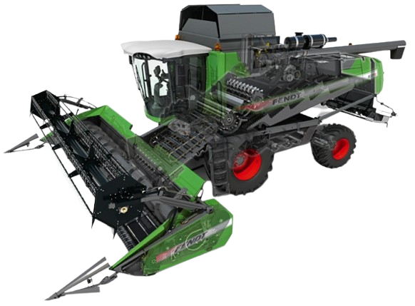 fFendt C6335 Kombayn